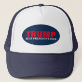 CASQUETTE MEILLEUR PRÉSIDENT JAMAIS DONALD TRUMP (Devant)