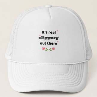 Casquette Meilleur T-Shirt Hockey Chirps Slippery Out There