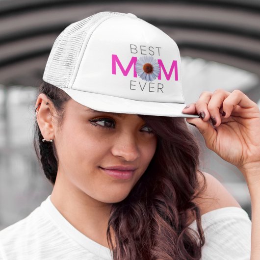 Casquette Meilleure maman jamais avec l'impression d'image d