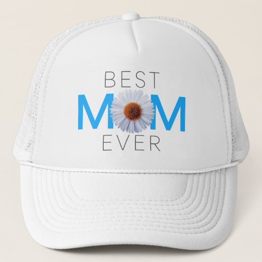Casquette Meilleure maman jamais avec l'impression d'image d (Devant)