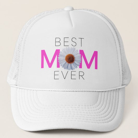 Casquette Meilleure maman jamais avec l'impression d'image d (Devant)