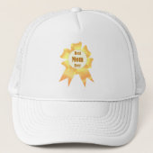 Casquette Meilleure maman jamais Golden Lauréat du prix ruba (Devant)