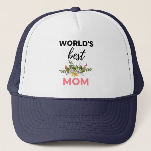 Casquette Meilleure maman noire du monde (Devant)