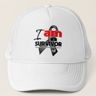 Casquette Mélanome - je suis un survivant
