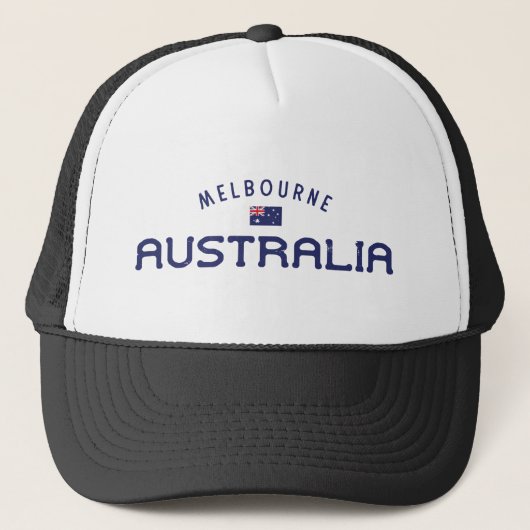 Casquette Melbourne en détresse Australie (Devant)