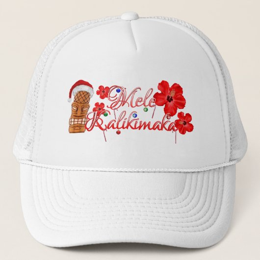 Casquette Mele Kalikimaka Tiki (Devant)