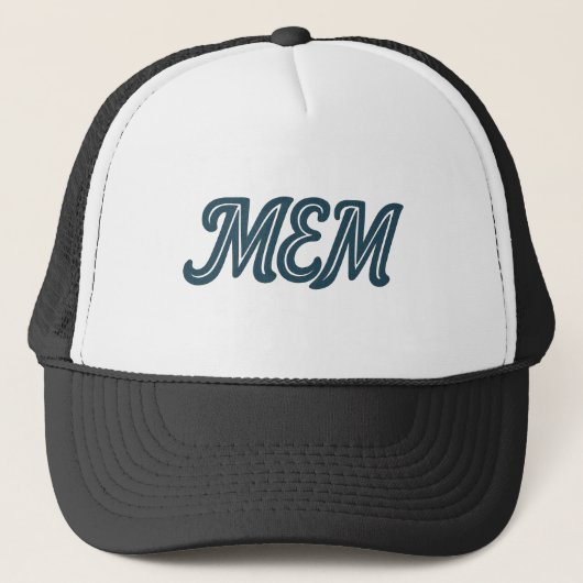 Casquette MEM Memphis Code de l'aéroport - Memphis Internati (Devant)