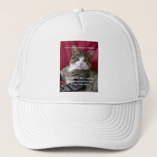 Casquette Mème de chat (Devant)
