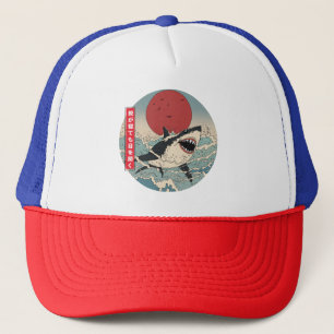 Casquette Même lorsqu'un requin dort, il garde les yeux ouve