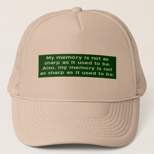Casquette Mémoire non Sharp (Devant)