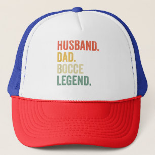 Casquette Mens Funny Bocce Husband Dad Bocce Ball Legend 