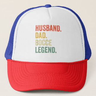 Casquette Mens Funny Bocce Husband Dad Bocce Ball Legend 