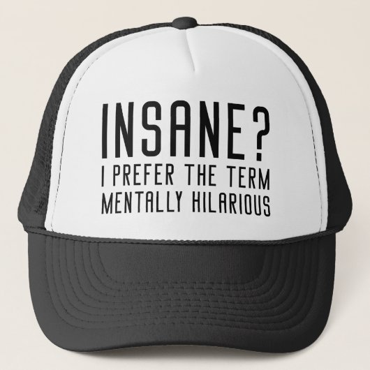 Casquette Mentalement hilarant (Devant)