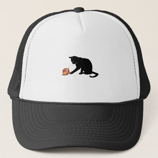 Casquette Meowy Christmas Funny Chat (Devant)