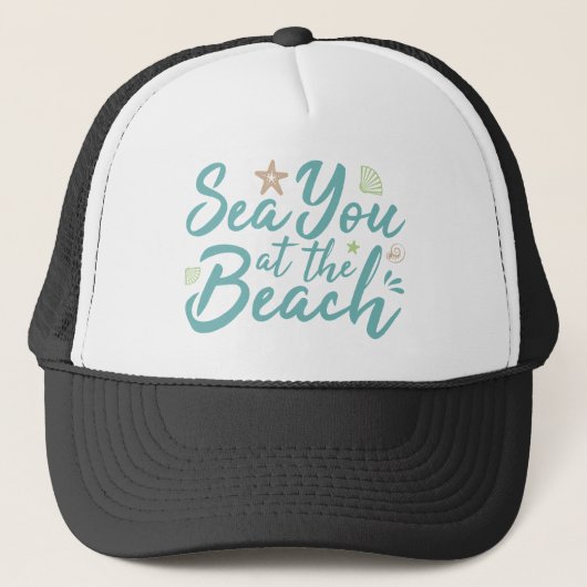 Casquette Mer À La Plage (Devant)
