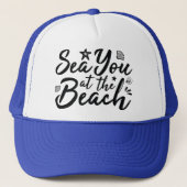 Casquette Mer À La Plage (Devant)