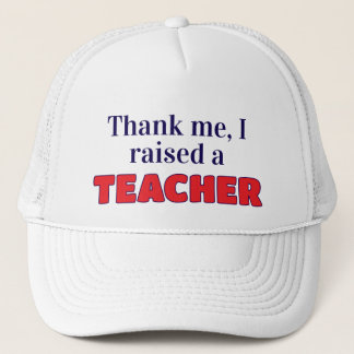 Casquette Merci, j'ai élevé un professeur