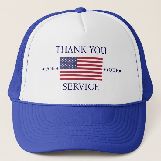 Casquette Merci Pour Votre Service (Devant)