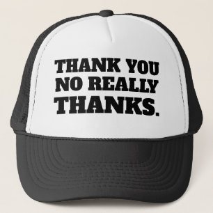 Casquette MERCI (sarcasme)