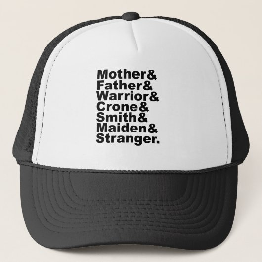 Casquette Mère & Père & Guerrier & Crones & Forgeron & Vierg (Devant)