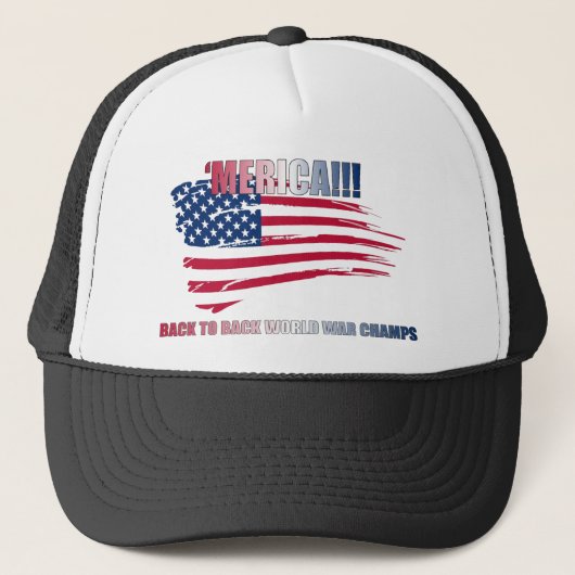 Casquette 'merica ! ! ! De nouveau au dos, bébé ! ! ! (Devant)
