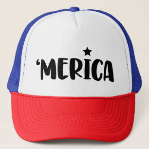 Casquette MERICA Patriotique USA Flag Colors Pride