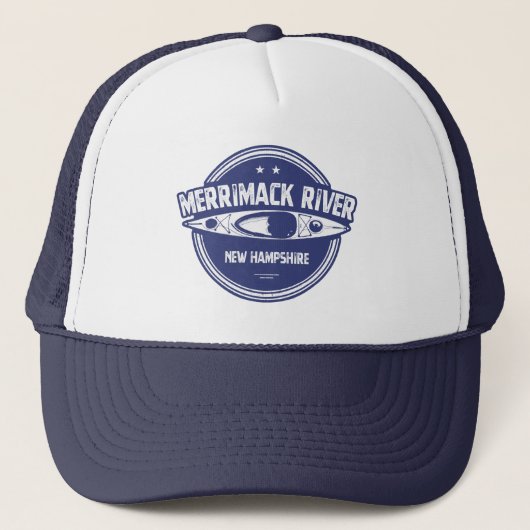 Casquette Merrimack River New Hampshire Kayak (Devant)