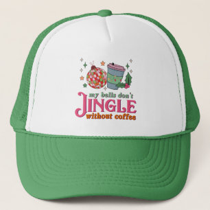 Casquette Mes cloches ne se mélangent pas sans café, Noël
