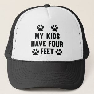 Casquette Mes Enfants Ont Quatre Pieds