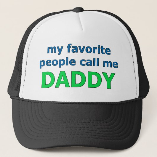 Casquette mes personnes préférées m'appellent papa (Devant)
