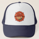 Casquette Mesa Verde National Park Retro Compass Emblem<br><div class="desc">Mesa Verde vector artwork design. The park is known for its well-preserved Ancestral Puebloan cliff dwellings,  notably the huge Cliff Palace.</div>