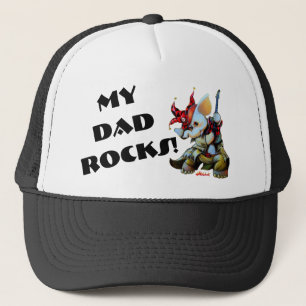 Casquette Metalphant Jester Mon père Rocks Trucker Chapeau