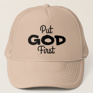 Casquette Mettez un DIEU premier