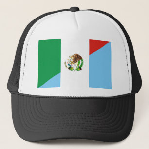 Casquette mexique guatémala symbole du pays à demi-drapeau