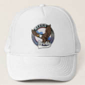 Casquette Mexique par avion patch. (Devant)