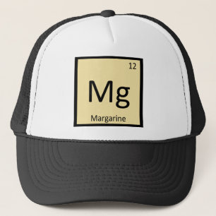 Casquette Mg - Chimie de la Margarine Symbole du tableau pér