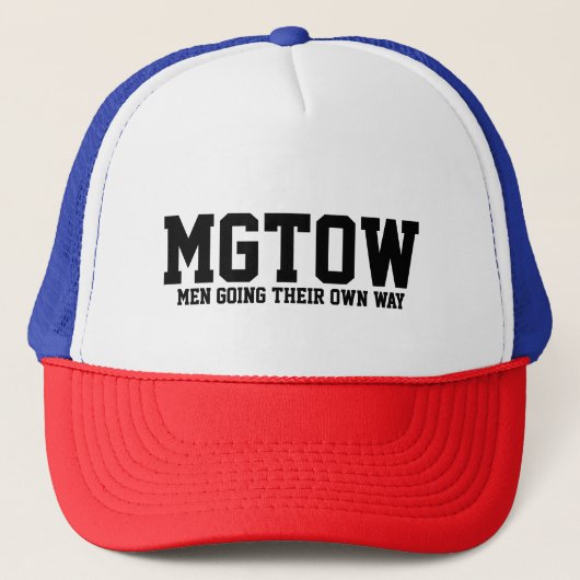 Casquette MGTOW - Hommes faisant à leur guise (Devant)