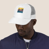 Casquette Miami Beach (En situation)