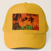 Casquette Miami Beach, la Floride (Devant)