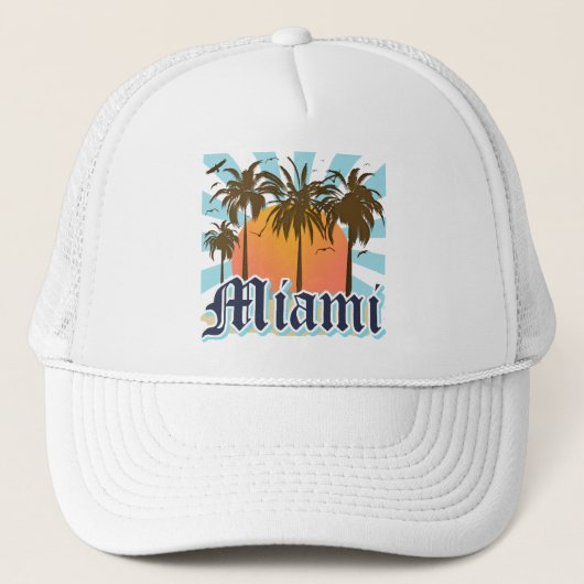 Casquette Miami Beach la Floride FLA (Devant)