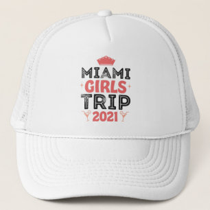 Casquette Miami Girls trip 2021 Vacation Cadeau