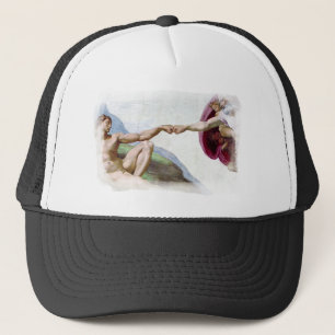 Casquette Michelangelo Création De L'Homme - Dieu Adam Fist