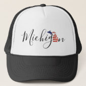 Casquette Michigan avec Drapeau Graphique (Devant)