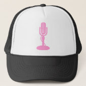 Casquette Microphone - rose (Devant)