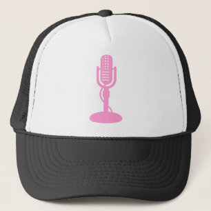 Casquette Microphone - rose