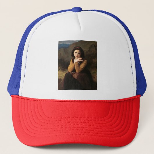Casquette Mignon Innocence d'une adolescente, Bouguereau (Devant)