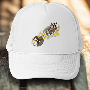 Casquette Mignon Sugar Glider Fleurs Tropicales de Plumeria
