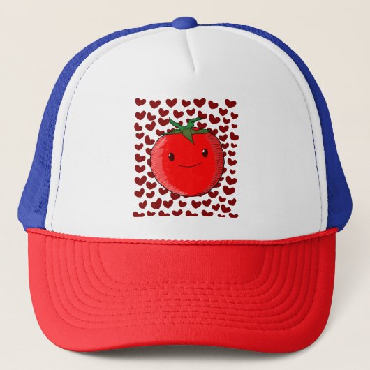 Casquette Mignonette Cartoon Tomato Lover (Devant)