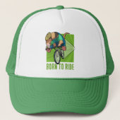 Casquette Mignonne Anteater Arbre Né Pour Ride Cyclisme Cart (Devant)