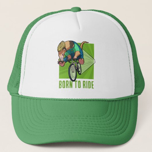 Casquette Mignonne Anteater Arbre Né Pour Ride Cyclisme Cart (Devant)